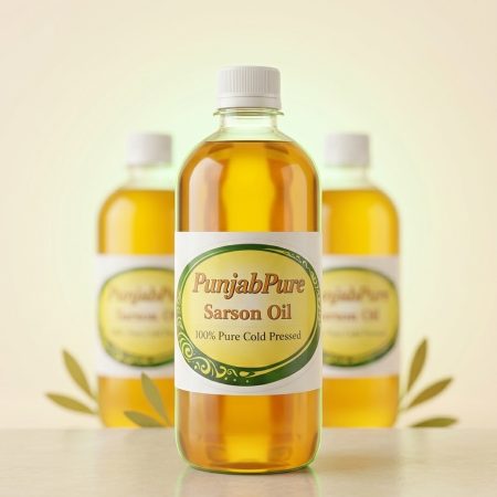 100% Organic Mustard Oil for Hair Growth & Deep Nourishment